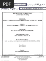 Booster Pumps Technical Submittal-Hatta Hydro Power Plant
