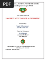 "Accident Detection and Alert System": Visvesvaraya Technological University "Jnana Sangama" Belagavi-590018