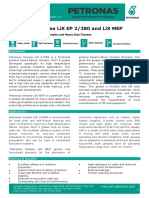 Petronas Grease LiX EP 2/380 and LiX MEP Advanced Industrial Lithium Complex and Heavy Duty Greases