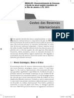 Goncalves, R, Custo Das Reservas Internacionais 2013