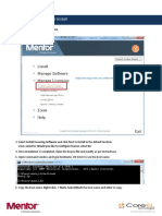 Configure the license using Mentor Install (1)