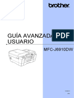 Brother MFC-J6910DW Guía Avanzada Del Usuario (Español)