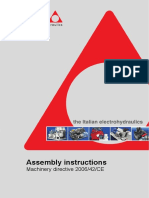 Assembly Instructions: Machinery Directive 2006/42/CE