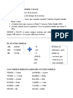 Desde y hace indican duración de acciones