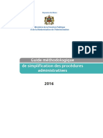 Guide Methodologique de Simplification Des Procedures Administratives_2016_Vfr