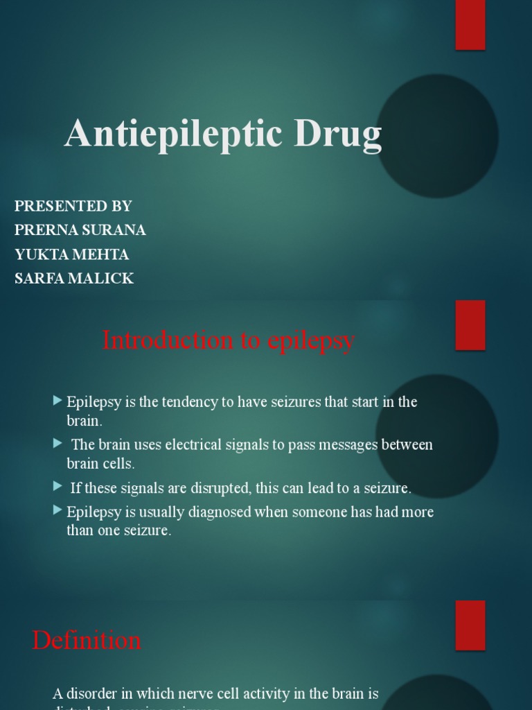 Antiepileptic Drugs | PDF | Epilepsy | Medicine
