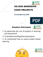 Using Projects for Learning and Assessment