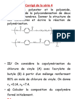 Corrigé de La Série 4 Ingénierie Des Polymères