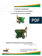 Manual de operação e catálogo de peças para carretas agrícolas graneleiras Khor Industrial