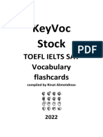 Keyvoc Stock: Toefl Ielts Sat Vocabulary Flashcards