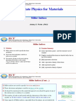 Solid State Physics For Materials 2