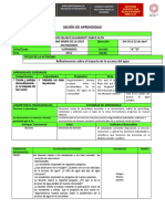 1° - SESIÓN DE APRENDIZAJE - 1 DPCC