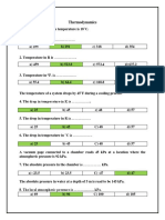 Thermodynamics MCQ 2021