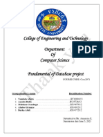 Fundamental of Database project ERD and LRM