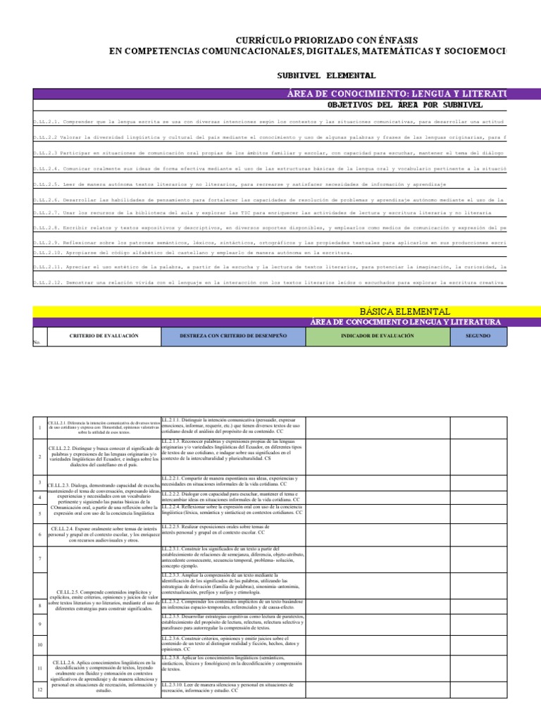 Matriz Del 2do Componente Del PCI | PDF | Familia | Palabra