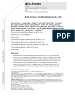 HHS Public Access: The Allen Mouse Brain Common Coordinate Framework: A 3D Reference Atlas