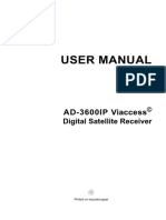 User Manual: AD-3600IP Viaccess