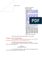 Estatuto Dos Funcionarios Publicos Civis Do Estado de Santa Catarina