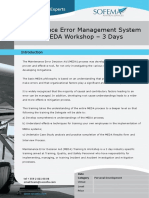 Maintenance Error Management System & MEDA Workshop - 3 Days