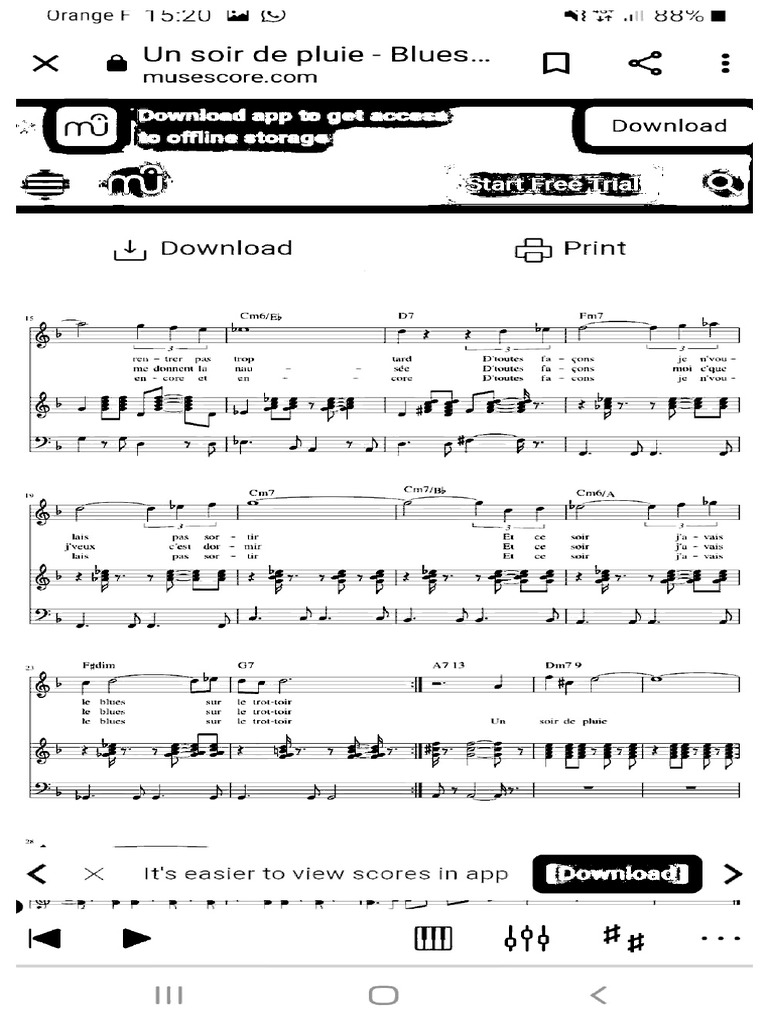 Un Soir de Pluie PDF