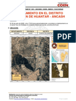 Reporte Preliminar #1451 - 30jun2022 - Deslizamiento en El Distrito de Chavin de Huantar - Ancash