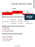 Exercices-pour-le-Ce1-Le-présent-des-verbes-du-1er-groupe-Correction