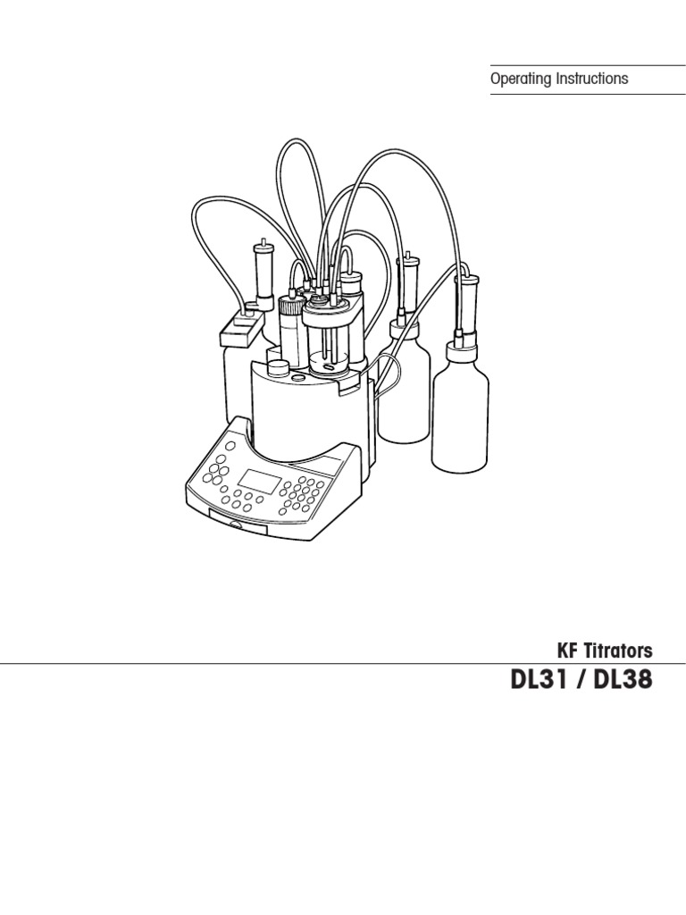 Operating Instruction DL31 38 (En) | PDF | Menu (Computing) | Titration