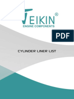 Teikin Catalog Vol 18 - 8 Cylinder Liner List