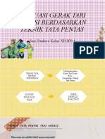 Evaluasi Gerak Tari Kreasi Berdasarkan Teknik Tata Pentas