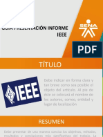 Guía Presentación Informe IEEE