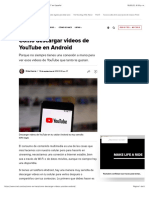 Cómo Descargar Videos de YouTube Al Computador