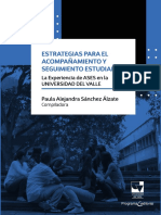 Sánchez (Comp.), 2021 Estrategias para El Acompañamiento y Seguimiento Estudiantil-La Experiencia de ASES en La Universidad Del Valle