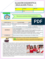 Evaluación Diagnostica ED. Fisica