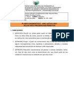 PLANO DIAGNÓSTICO DE CIÊNCIAS DA TURMA DO 3º ANO 2021 PDF