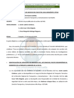 Informe de Precalificación de Archivo de Institución Publica