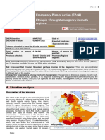 Emergency Plan of Action (Epoa) Ethiopia: Drought Emergency in South Regions