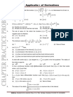 Application of Derivatives