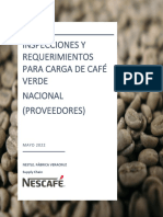 Procedimiento Carga, Descarga de Cafe Verde Nacional