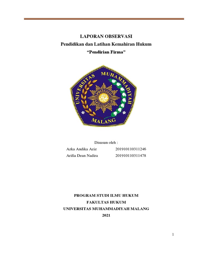 PLKH Laporan Observasi | PDF | Karier & Perkembangan | Bisnis