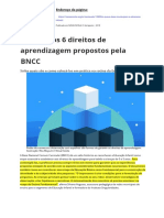 Entenda os 6 direitos de aprendizagem da BNCC na Educação Infantil