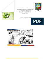 Interpretación de La Norma Iso 14001:2015 - REQUISITOS Del Sistema de Gestión Ambiental