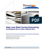 Data Loss Risks During Downsizing Feb 23 2009
