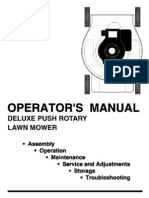 Operator'S Manual: Deluxe Push Rotary Lawn Mower