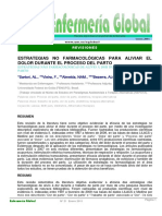 2011 - Estrategias No Farmacológicas para Aliviar El Dolor Durante El Proceso Del Parto - Rev Enfermería Global