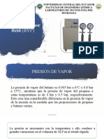 Tarea 23 Presión de Vapor Reid