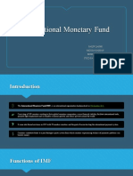 International Monetary Fund: Saqif Qasmi Moosa Hassan Mishaal Asim Syed Fareed Ullah
