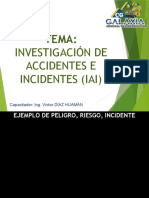 Investigación de Accidentes e Incidentes - Reporte 