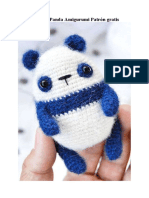 Pequeno Panda Amigurumi Patron Gratis