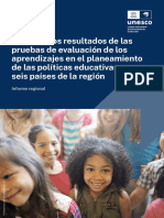 Uso de Los Resultados de Evaluacion - Informe Regional