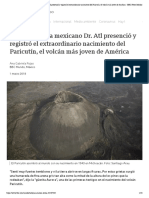 Cómo El Artista Mexicano Dr. Atl Presenció y Registró El Extraordinario Nacimiento Del Paricutín, El Volcán Más Joven de América